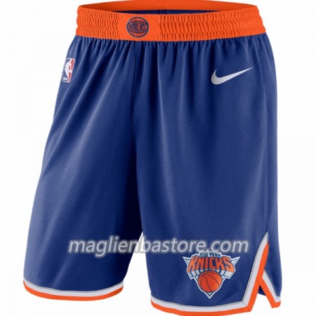 New York Knick Uomo Pantaloncini Blu Nike Swingman